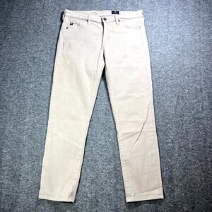Adriano Goldschmied AG Jeans Women's 28 30x25 Beige Prima Crop Cigarette Jeans